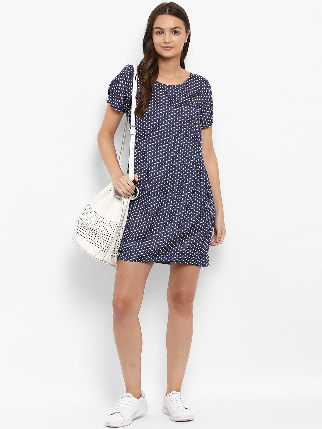 Blue Polka Dot Dress